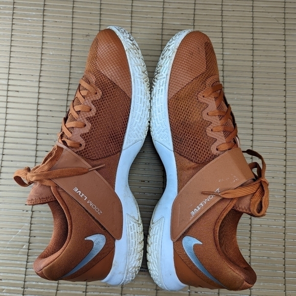 Nike Zoom Live RARE Burnt Orange Athletic Basketball Sneakers Men 15. 902590-802 main image 5